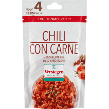Verstegen Kruidenmix voor Chili con Carne 25 g bij Jumbo | Flickmyhouse