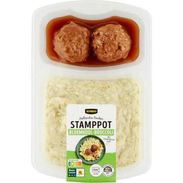 Jumbo Stamppot BloemkoolBroccoli met Gehaktballen 500 g | Flickmyhouse
