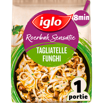 Iglo Roerbak Sensatie Tagliatelle Funghi met paddenstoelenmix 450 g bij Jumbo | Flickmyhouse