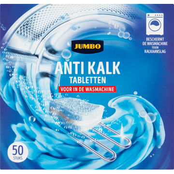 Jumbo Anti Kalk Tabletten voor in de Wasmachine 50 x 10 g | Flickmyhouse