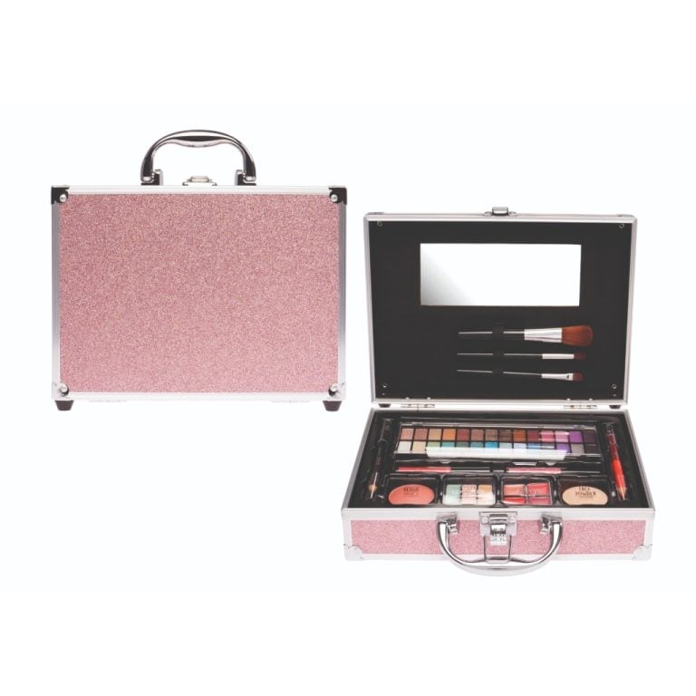 Casuelle Make-Up Koffer Glitter Roze | Kopen bij Flickmyhouse