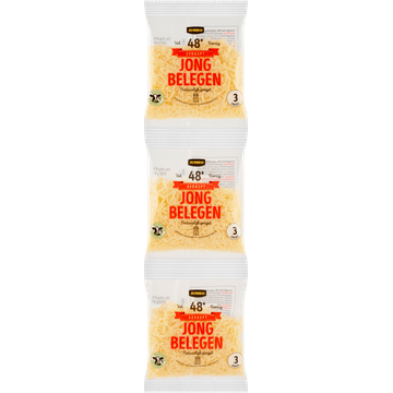 Jumbo Geraspt Jong Belegen Kaas 48+ 3 x 50 g | Flickmyhouse
