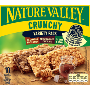 Nature Valley Crunchy Variety Pack 5 x 42 g bij Jumbo | Flickmyhouse