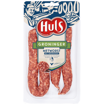 Huls Groninger Metworst met Kruidnagel 2 x 110 g bij Jumbo | Flickmyhouse