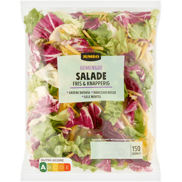 Jumbo Gemengde Salade Fris & Knapperig 150 g | Flickmyhouse