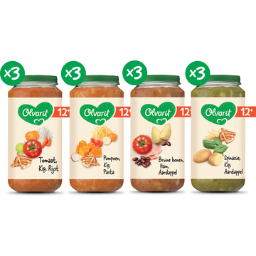 Olvarit Variatiemenu Maaltijd 12 mnd 12+ Maanden 250 g bij Jumbo | Flickmyhouse