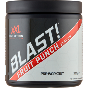 XXL Nutrition Blast! Fruit Punch Flavor PreWorkout 300 g bij Jumbo | Flickmyhouse