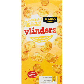 Jumbo Roomboter Kaas Vlinders 100 g | Flickmyhouse