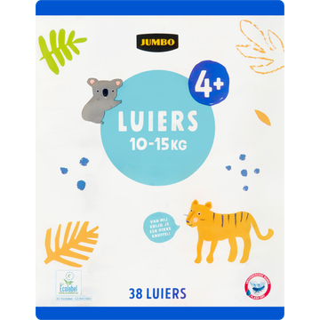 Jumbo Luiers Maat 4+ 1015 kg 38 Stuks | Flickmyhouse