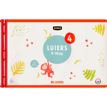 Jumbo Luiers Maat 4 914 kg Voordeelverpakking 80 Stuks | Flickmyhouse