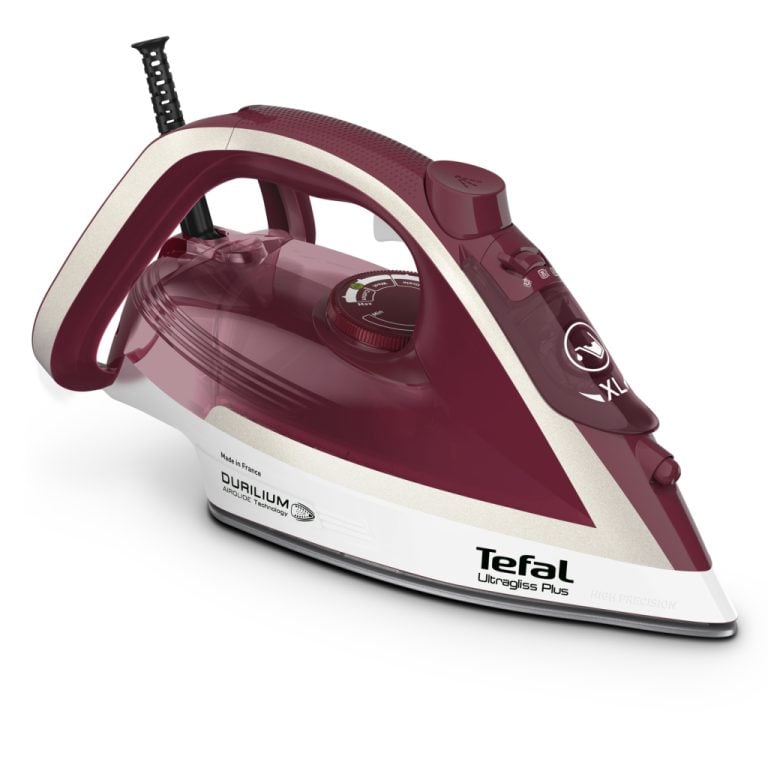 Tefal FV6810 Ultragliss Plus Stoomstrijkijzer Rood/Zilver | Kopen bij Flickmyhouse