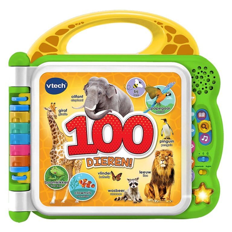 VTech Baby Mijn Eerste 100 Woordjes Dieren + Licht en Geluid | Kopen bij Flickmyhouse