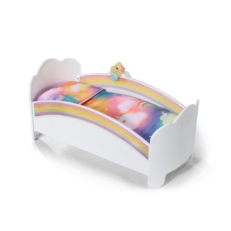 Baby Born Regenboog Bed + Licht en Geluid Wit | Kopen bij Flickmyhouse