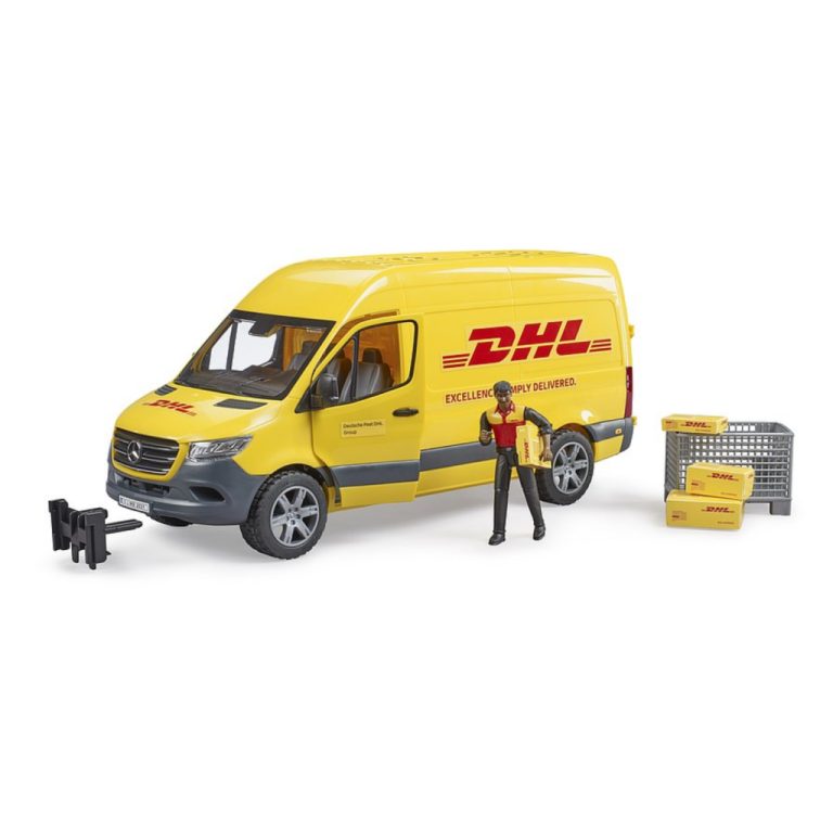 Bruder 02671 DHL MB Sprinter + Bestuurder en Assecoires | Kopen bij Flickmyhouse