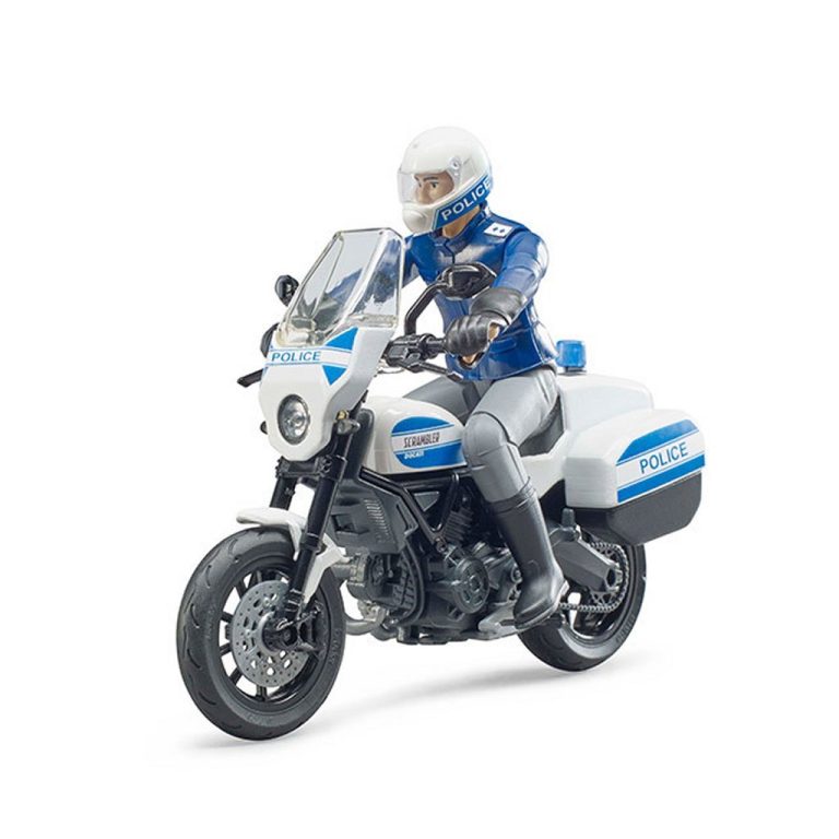 Bruder 62731 Ducati Politiemotor met Figuur 1:16 | Kopen bij Flickmyhouse
