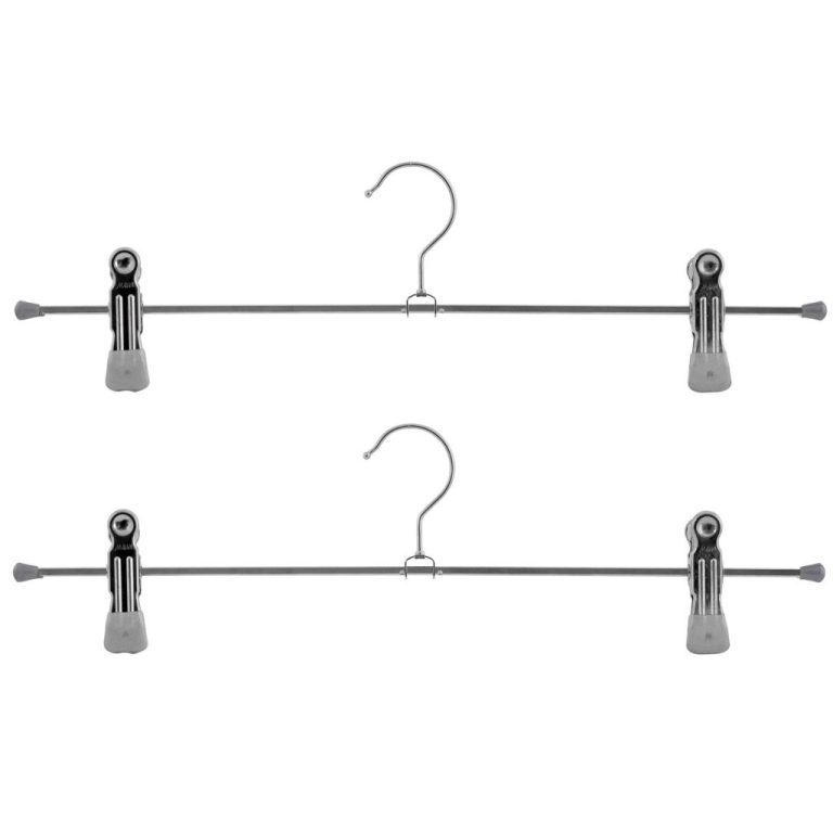 Metaltex Clip Line Kledinghanger 40 cm 2 Stuks Zilver | Kopen bij Flickmyhouse