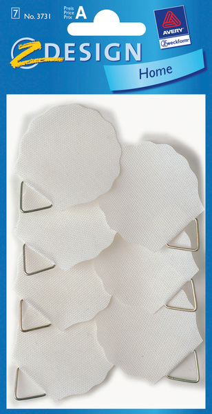Avery AV-3731 Schilderijhanger Z-design Home 40mm Wit Pakje A 5 Stuks | Kopen bij Flickmyhouse