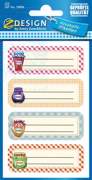 Avery AV-59896 Papieretiket Z-design Home Pakje A 2 Vel Wekpotjes | Kopen bij Flickmyhouse
