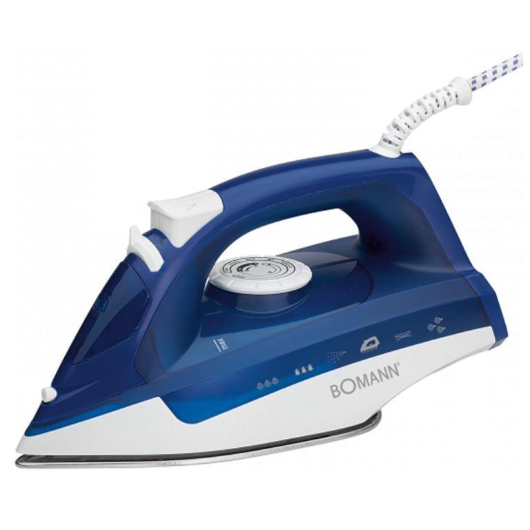 Bomann DB 6004 CB Stoomstrijkijzer 2200W 250ml Blauw/Wit | Kopen bij Flickmyhouse