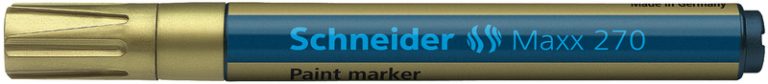 Schneider Lakmarker Maxx 270 1-3mm Goud 10 Stuks | Kopen bij Flickmyhouse