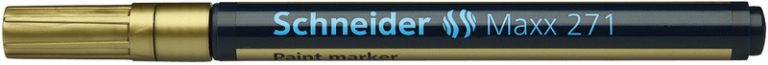 Schneider Lakmarker Maxx 271 1-2mm Goud 10 Stuks | Kopen bij Flickmyhouse