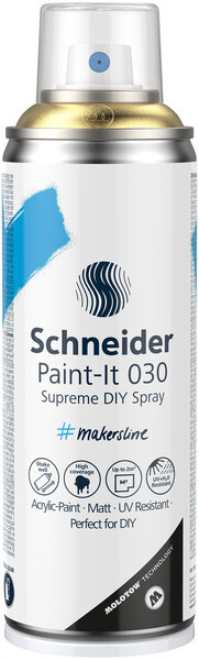 Schneider S-ML03051066 Supreme DIY Spray Paint-it 030 Goud Metallic 200ml | Kopen bij Flickmyhouse