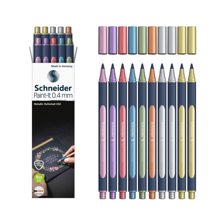 Schneider S-ML05011503 Paint-It Metallic Rollerball 0.4 mm 10 Stuks | Kopen bij Flickmyhouse