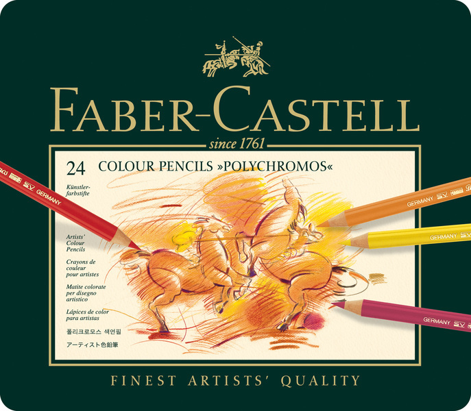 Faber Castell FC-110024 Kleurpotlood Polychromos Etui à 24 Stuks | Kopen bij Flickmyhouse