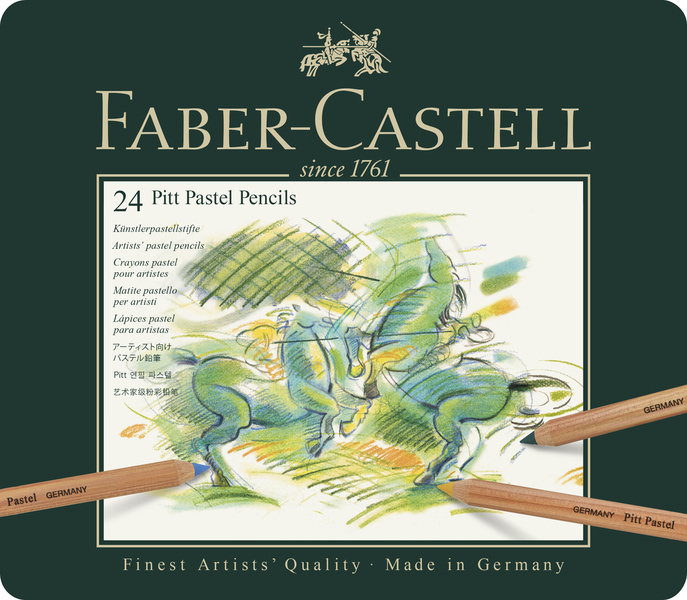 Faber Castell FC-112124 Pastelpotlood Faber-Castell Pitt Metalen Etui A 24 Stuks | Kopen bij Flickmyhouse