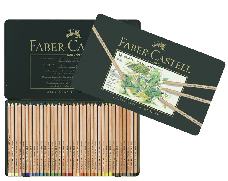 Faber Castell FC-112136 Pastelpotlood Faber-Castell Pitt Metalen Etui A 36 Stuks | Kopen bij Flickmyhouse