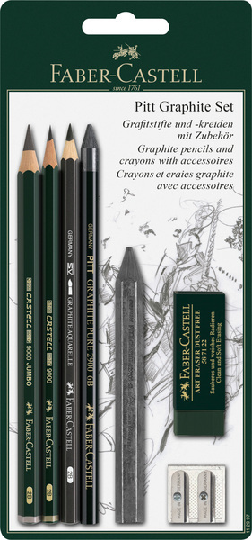 Faber Castell FC-112997 Potloodset Faber-Castell Pitt Graphite 7-delig Op Blister | Kopen bij Flickmyhouse