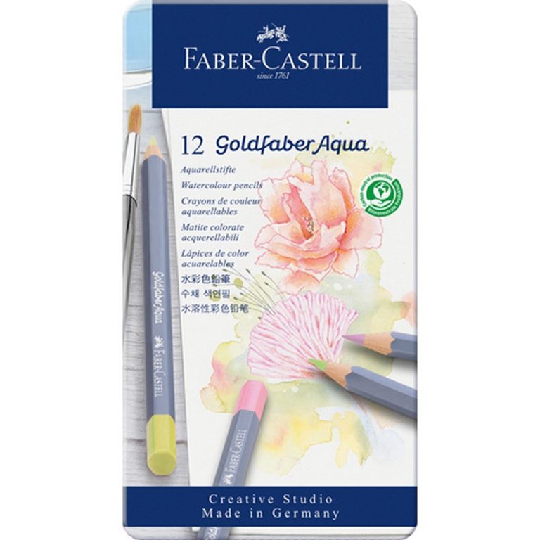 Faber Castell FC-114622 Goldfaber Aqua Pastel Aquarelpotloden 12 Stuks | Kopen bij Flickmyhouse