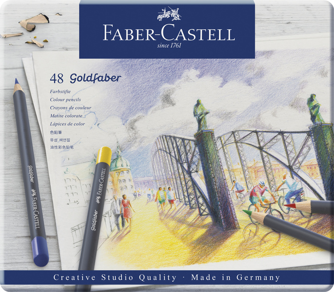 Faber Castell FC-114748 Kleurpotlood Faber-Castell Goldfaber Etui à 48 Stuks | Kopen bij Flickmyhouse