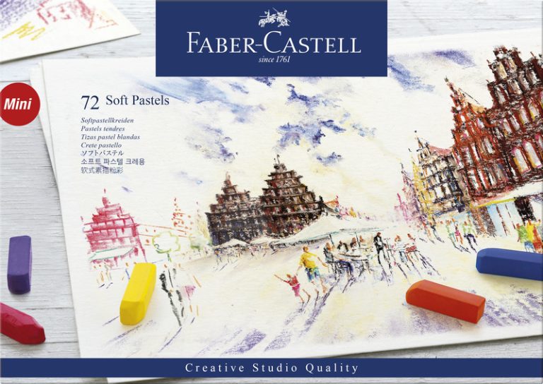 Faber Castell FC-128272 Pastelkrijt Halve Lengte Etui à 72 Stuks | Kopen bij Flickmyhouse