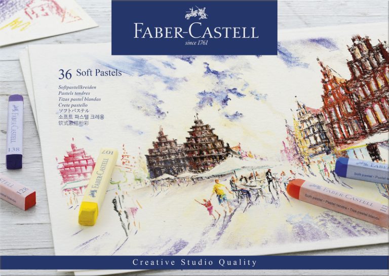 Faber Castell FC-128336 Pastelkrijt Creative Studio Softpastel 36 Delig Etui | Kopen bij Flickmyhouse