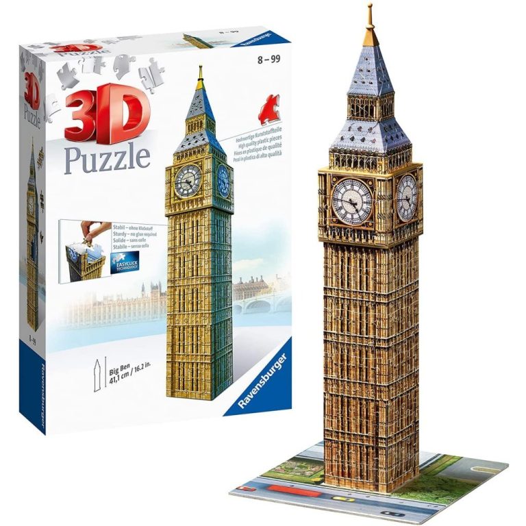 Ravensburger 3D Puzzel Big Ben 216 Stukjes | Kopen bij Flickmyhouse