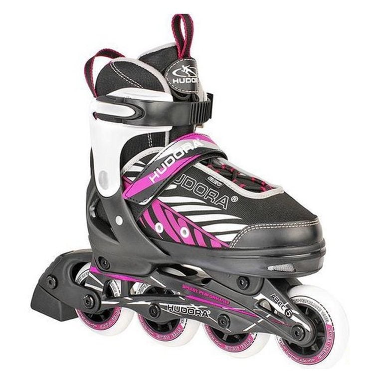 Hudora Inline Skates 29-32 Zwart/Roze | Kopen bij Flickmyhouse