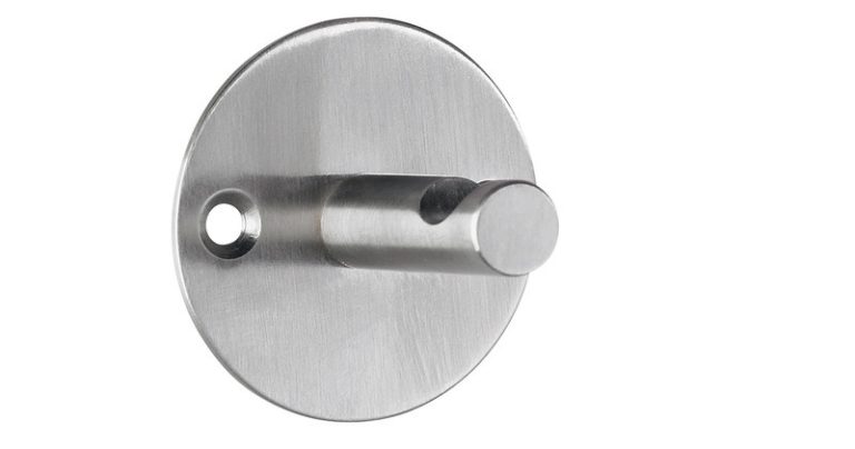 Alco AL-2847 Wandgarderobe Zilver 1 Haak Incl. Bevestigingsmateriaal | Kopen bij Flickmyhouse