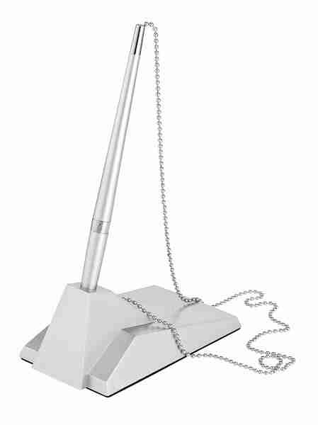 Alco AL-1511-28 Baliepen Rechthoekige Standaard Zilverkleurige Balpen | Kopen bij Flickmyhouse