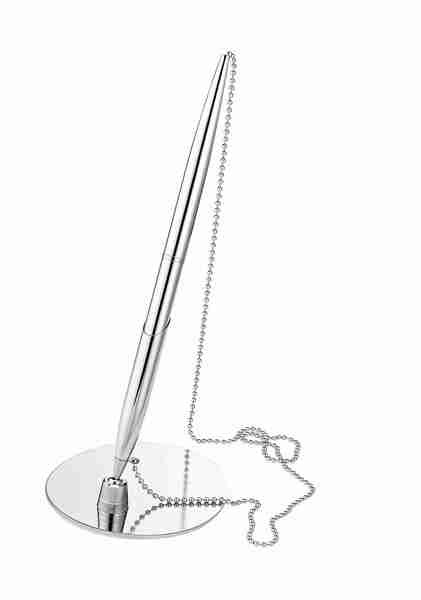 Alco AL-1512-2 Baliepen Ovale Standaard Chroomkleurige Balpen | Kopen bij Flickmyhouse