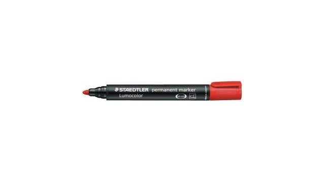 Staedtler CMS3522 Permanent Marker Stift Rood | Kopen bij Flickmyhouse