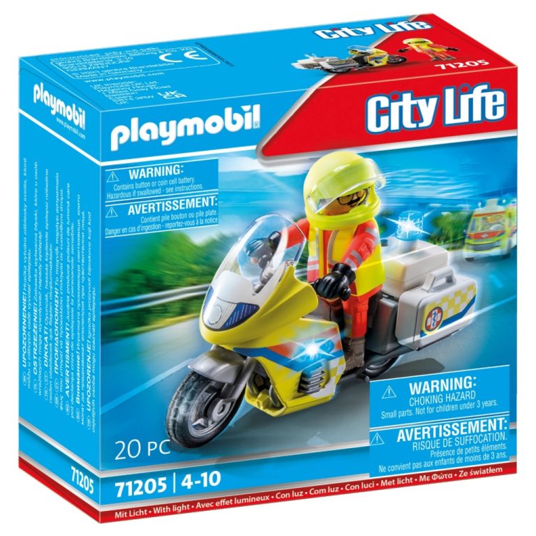 Playmobil 71205 City Life Noodmotorfiets met Zwaailicht | Kopen bij Flickmyhouse