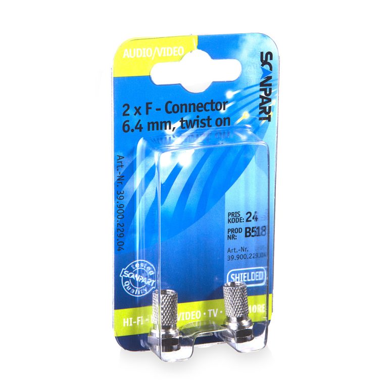 Scanpart F Connector 6.4(m) Schroefbaar A2 | Kopen bij Flickmyhouse