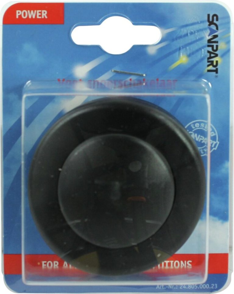 Scanpart Vloerschakelaar Zwart 1p 2amp | Kopen bij Flickmyhouse