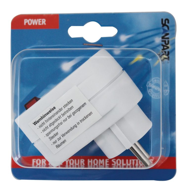 Scanpart 2480500025 E563 Stekker en Ra Schakelaar Wit | Kopen bij Flickmyhouse