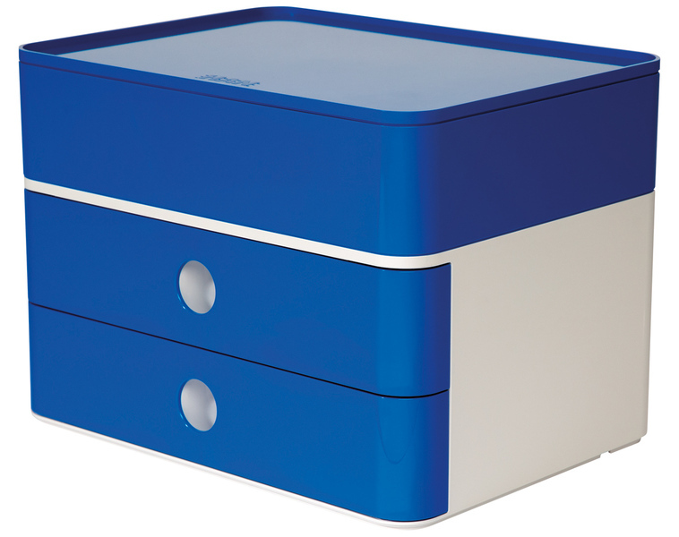 HAN HA-1100-14 Smart-box Plus Allison 2 Lades En Box Royal Blauw | Kopen bij Flickmyhouse