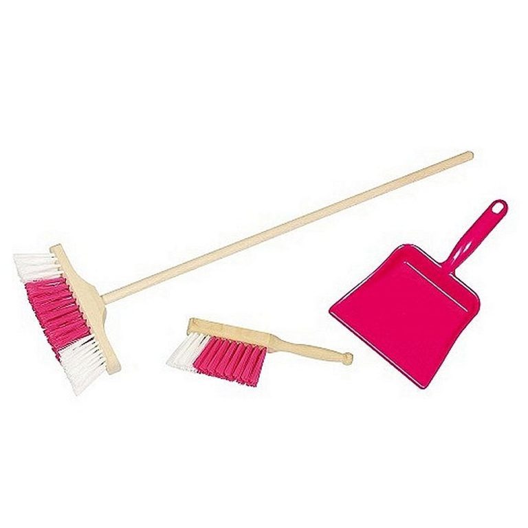 Simply for Kids 3-delige Bezemset Roze | Kopen bij Flickmyhouse