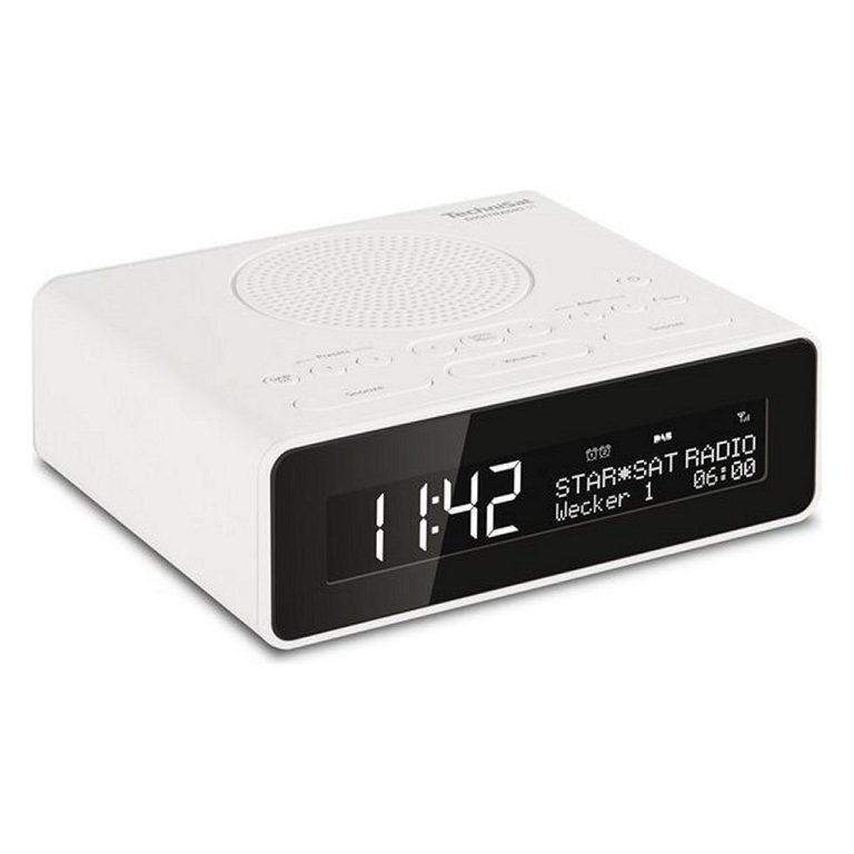 Technisat Digitradio 51 Wekkerradio Wit/Zwart | Kopen bij Flickmyhouse