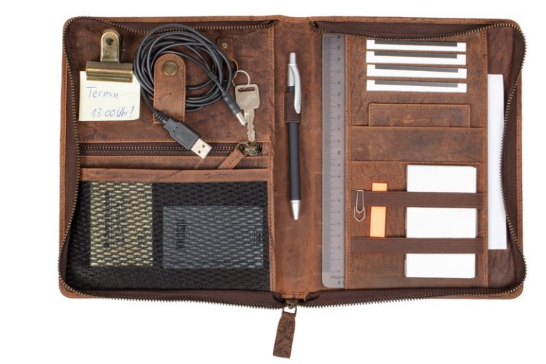 Juscha JU-30121 Organiser Pride And Soul A5 Wick . Bruin Leer. | Kopen bij Flickmyhouse