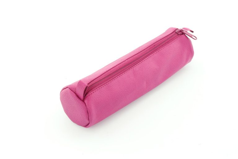 Juscha JU-43144 Pennenetui Alassio Echt Leer Roze 21x6cm | Kopen bij Flickmyhouse